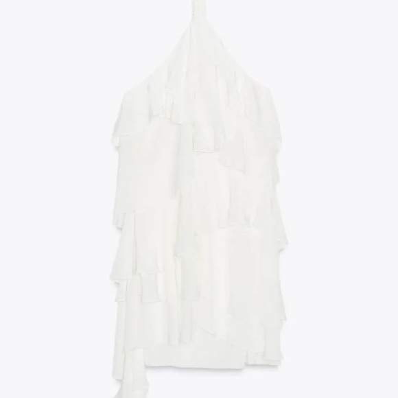Zara Mini Ruffle Dress - Picture 2 of 2
